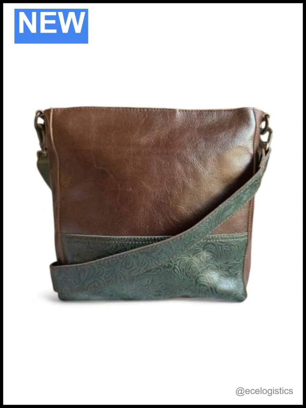 Leather Bucket Purse Handbag with Concealed Carry Pocket